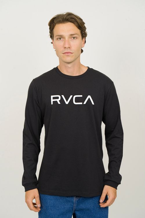 Camiseta RVCA M/L Big Rvca Ls Preto