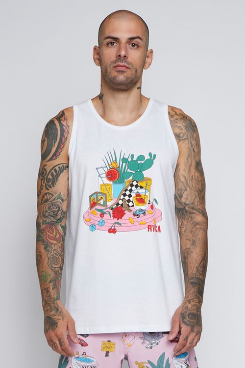Regata Rvca Luke Still Life Sl Branco