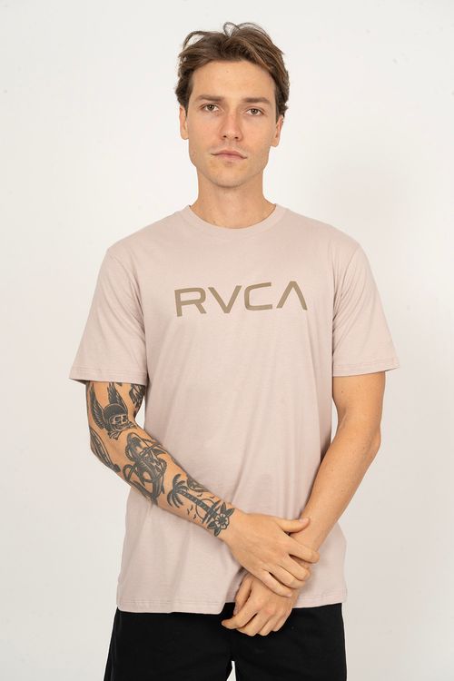 Camiseta RVCA M/C Big Rvca Rosa Claro
