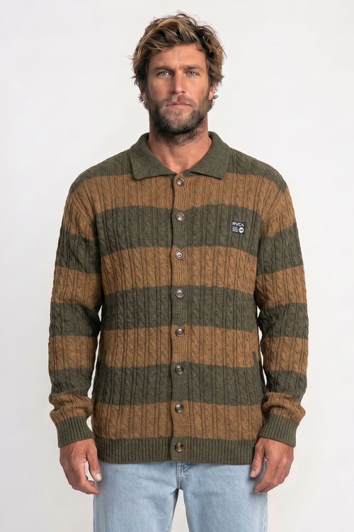 Tricot RVCA Chefs Kiss Cardigan Multi Cores