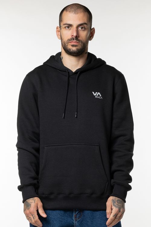 Moletom RVCA Fech Va Essential Hd 305 Preto
