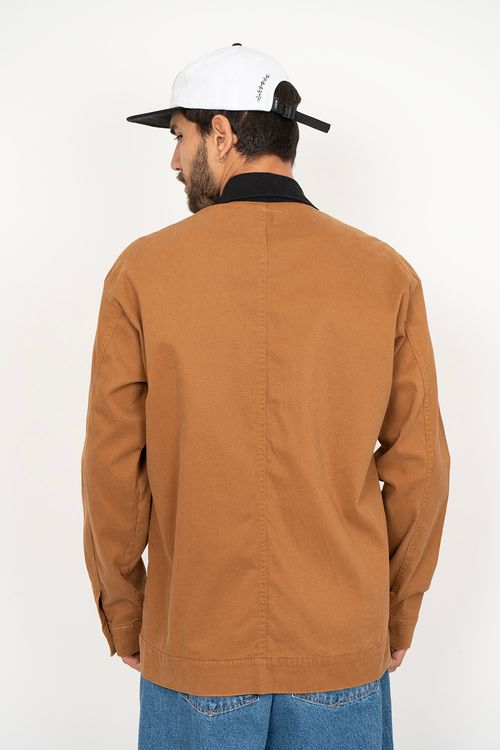 Jaqueta Rvca Loop Marrom Claro