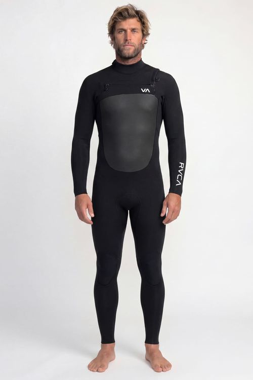 Wetsuit Rvca 3/2 Balance Chest Zip Fullsuit Black