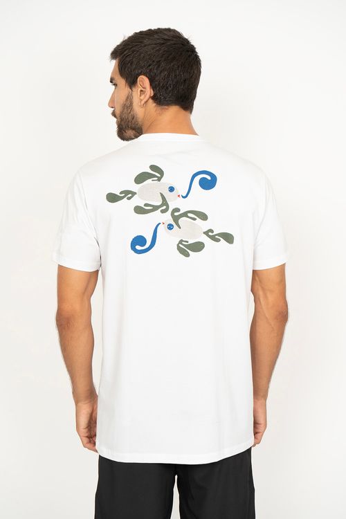 Camiseta RVCA M/C La Fishschool Snow White