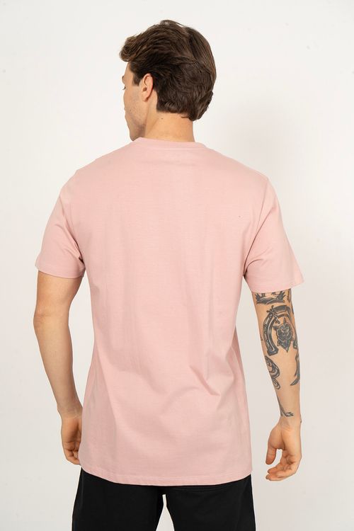 Camiseta RVCA M/C Va All The Way Rosa Claro