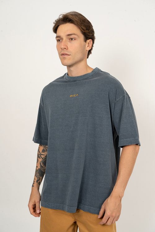 Camiseta RVCA M/C Intro Azul Escuro