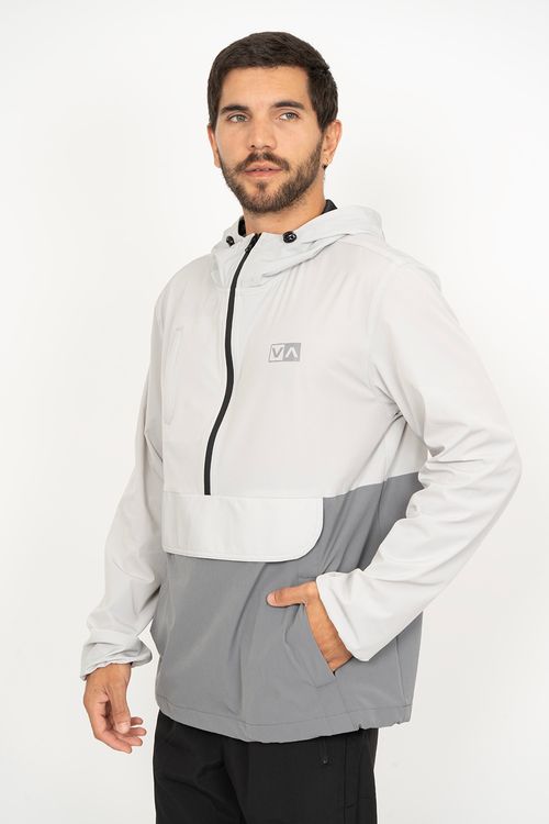 Jaqueta Rvca Block Cinza