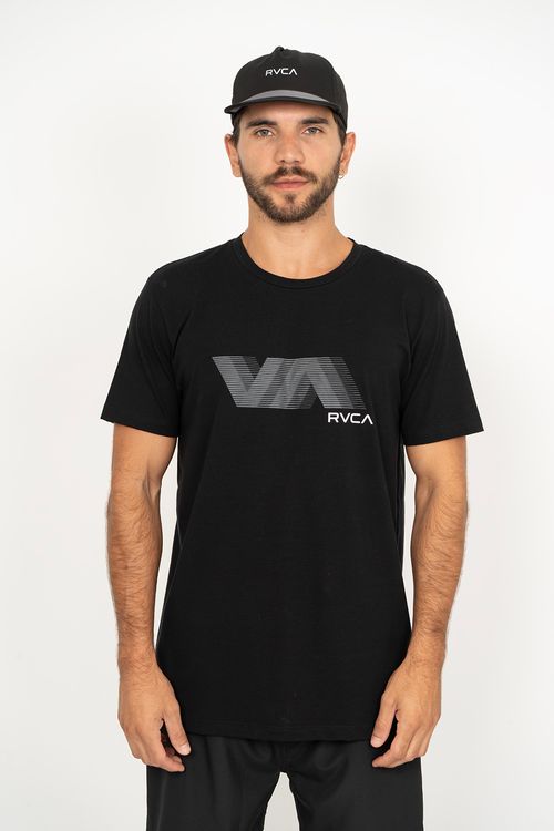 Camiseta Rvca M/c Va Running Preto