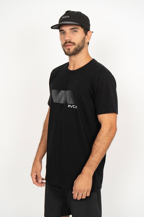 Camiseta Rvca M/c Va Running Preto