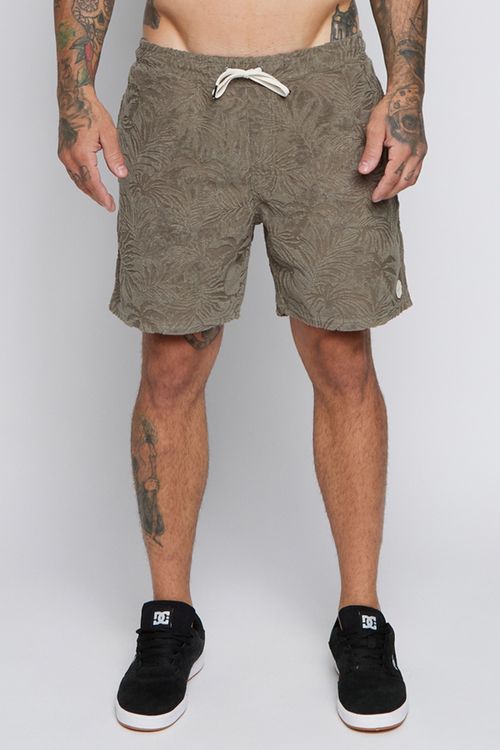 Boardshort Rvca Palms Down Elastic Mushroom