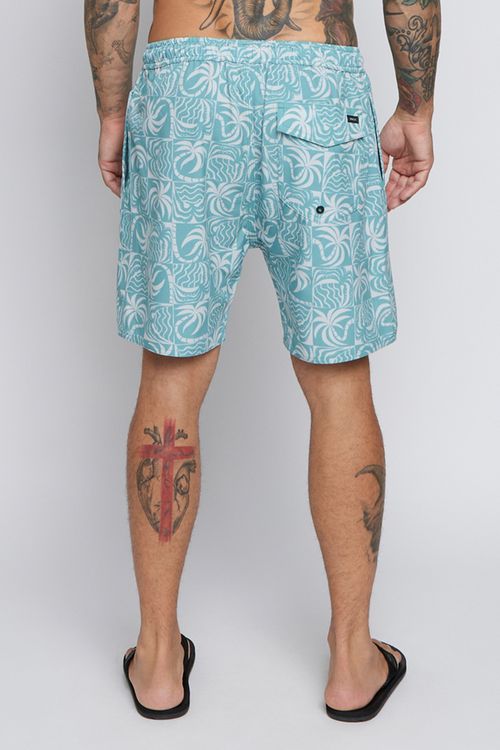 Boardshort Rvca Exotica Elastic 18 Multi Cores