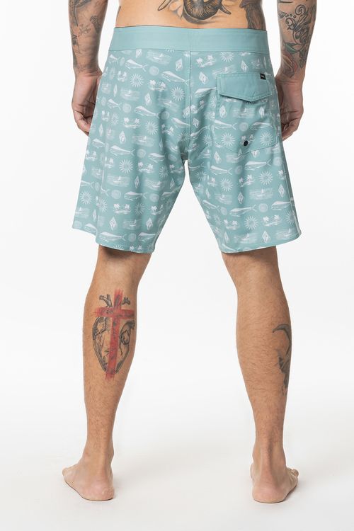 Boardshort Rvca Dorado 17 Multi Cores