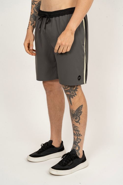 Boardshort RVCA Side 2 Cinza Escuro
