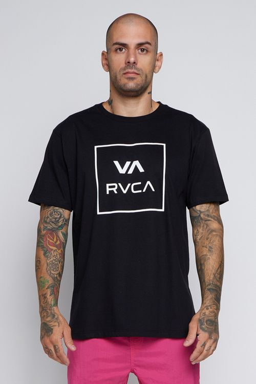 Camiseta Rvca M/C Va All The Way Preto
