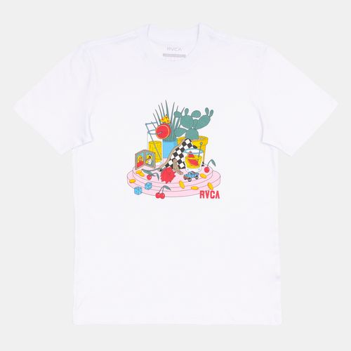 Camiseta Rvca M/C Luke Still Life Branco