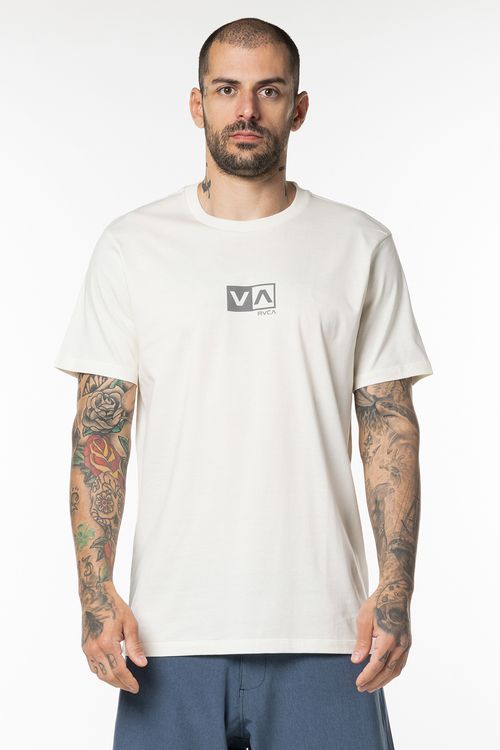 Camiseta RVCA M/C Mini Balance Box Off White