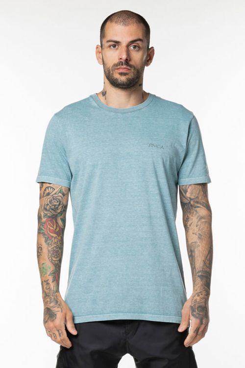 Camiseta Rvca M/C Mini Stone Verde