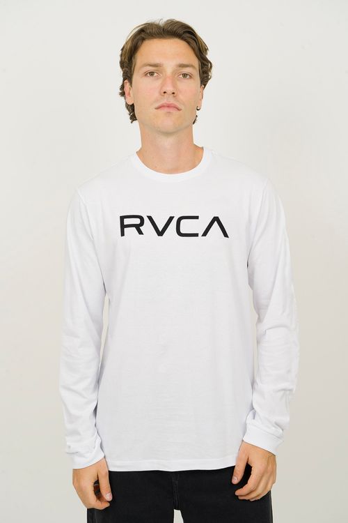 Camiseta RVCA M/L Big Ls Branco