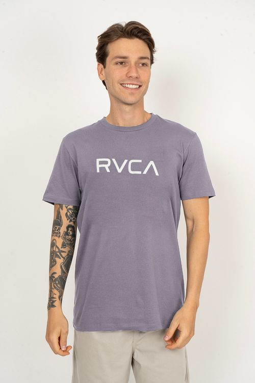 Camiseta M/C Big Rvca Roxo Claro