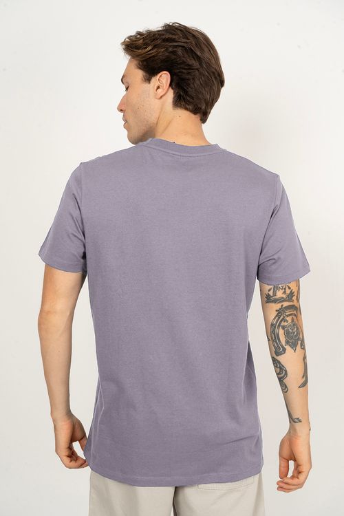 Camiseta M/C Big Rvca Roxo Claro