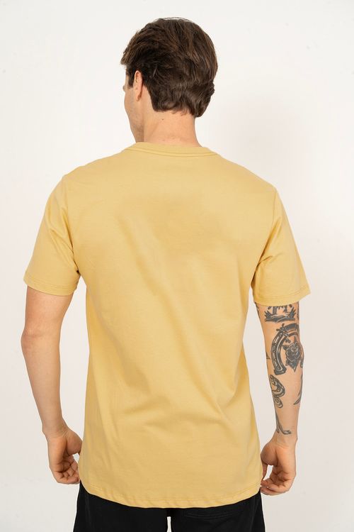 Camiseta M/C Big Rvca Mostarda