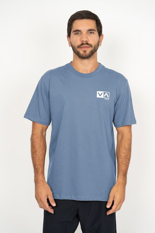 Camiseta RVCA M/C Va Rvca Azul Escuro