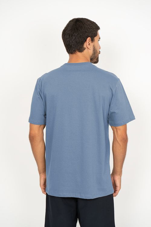 Camiseta RVCA M/C Va Rvca Azul Escuro