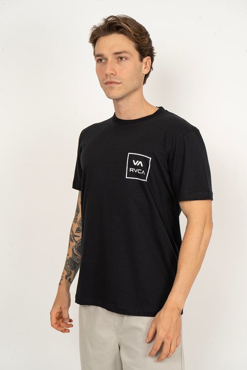 Camiseta RVCA M/C Va All The Way Ss Preto