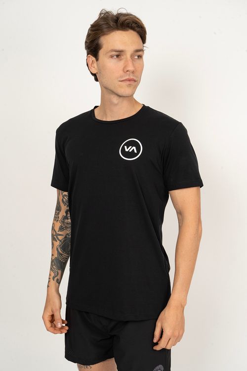 Camiseta RVCA M/C Va Mirror Preto