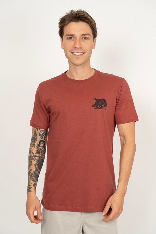 Camiseta RVCA M/C Penstation Ss Vinho