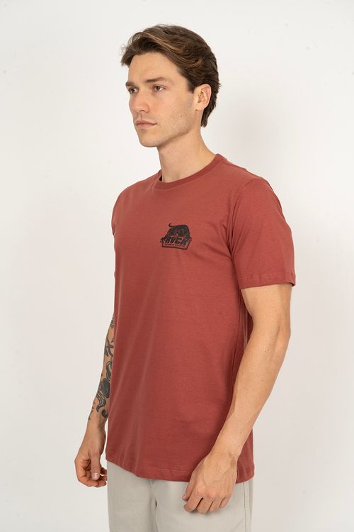 Camiseta RVCA M/C Penstation Ss Vinho