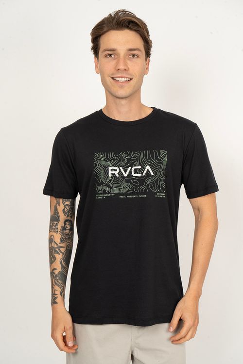 Camiseta RVCA M/C Topo Preto
