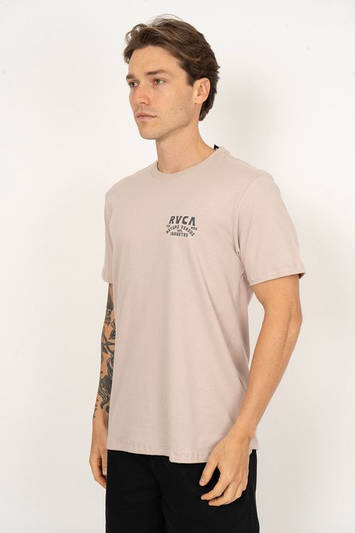 Camiseta RVCA M/C Rvca Ridge Ss Rosa Claro
