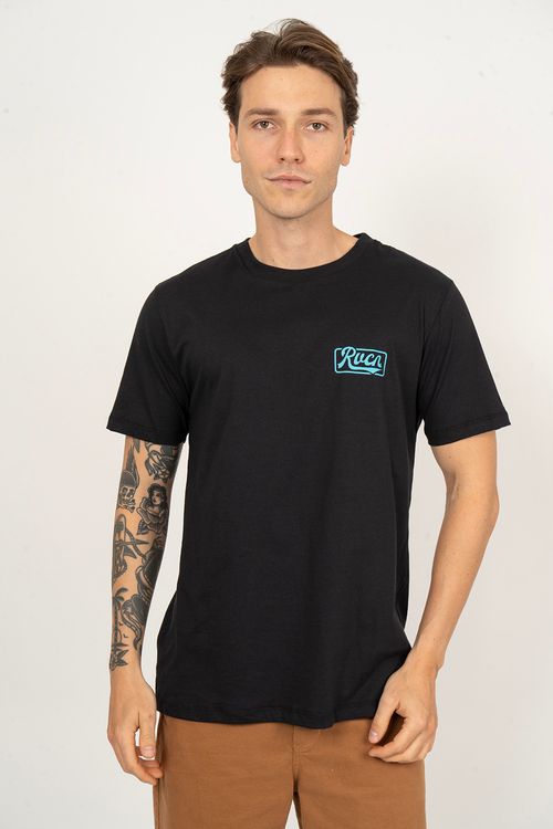 Camiseta RVCA M/C Rame Up Ss Preto