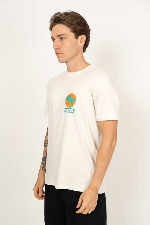 Camiseta RVCA M/C Puerto Nuevo Off White