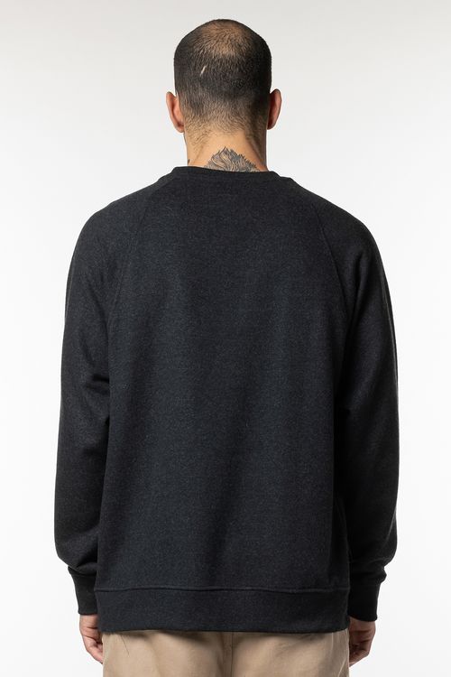 Moletom RVCA Care Strange Times Raglan 290 Preto