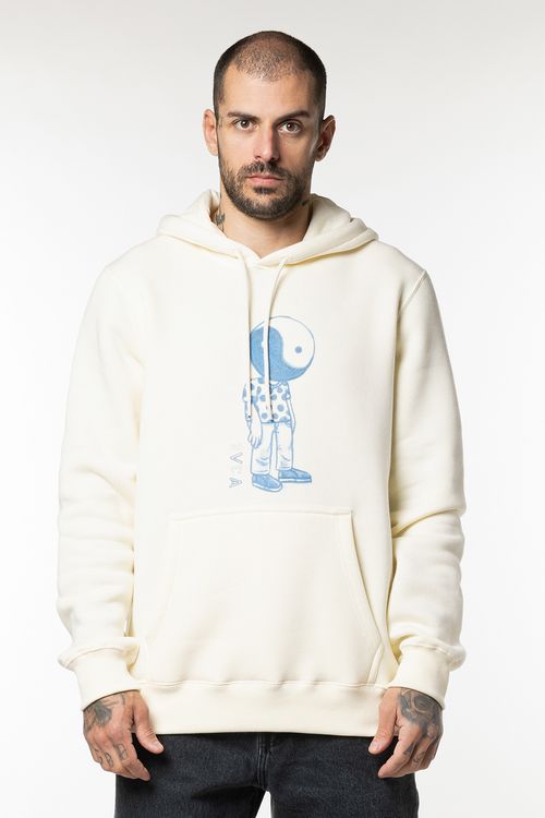 Moletom RVCA Fech Balance Boy 305 Off White