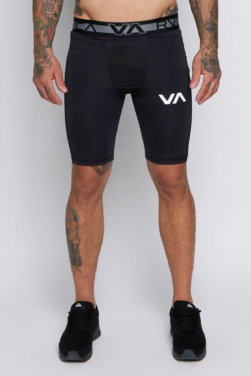 Bermuda RVCA Compression Short Black