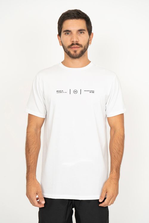 Camiseta RVCA M/C Rvca Check Branco
