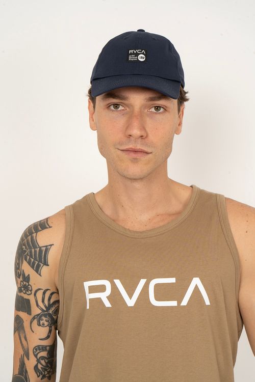 Boné RVCA Anp Label Strapback Marinho