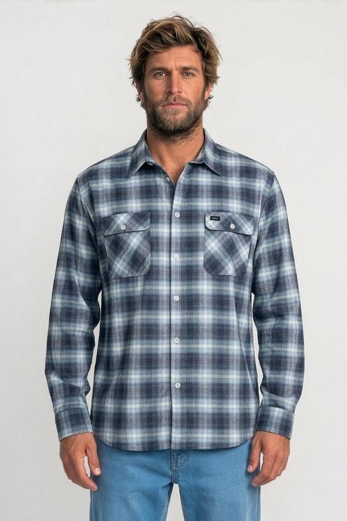 Camisa RVCA M/L Day Shift Chess Multicores