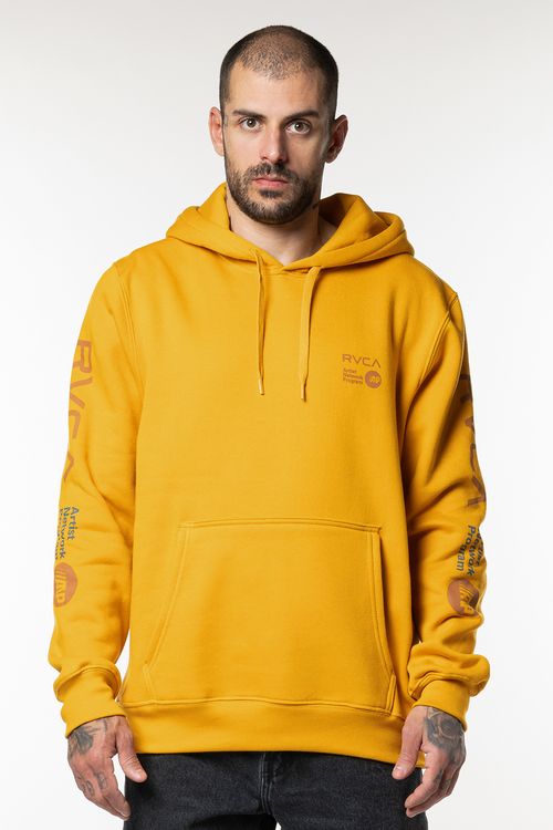 Moletom RVCA Fech Anp 280 Mostarda