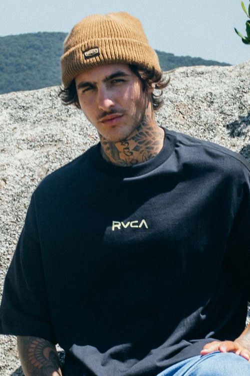 Camiseta RVCA M/C Va Code Preto