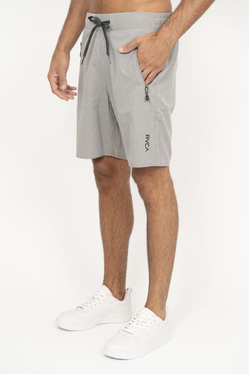 Bermuda RVCA Brodie Hybrid Cinza Claro