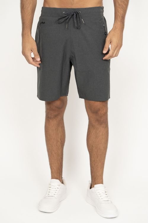 Bermuda RVCA Brodie Hybrid Cinza Escuro Mescla