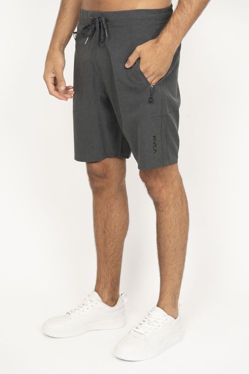 Bermuda RVCA Brodie Hybrid Cinza Escuro Mescla