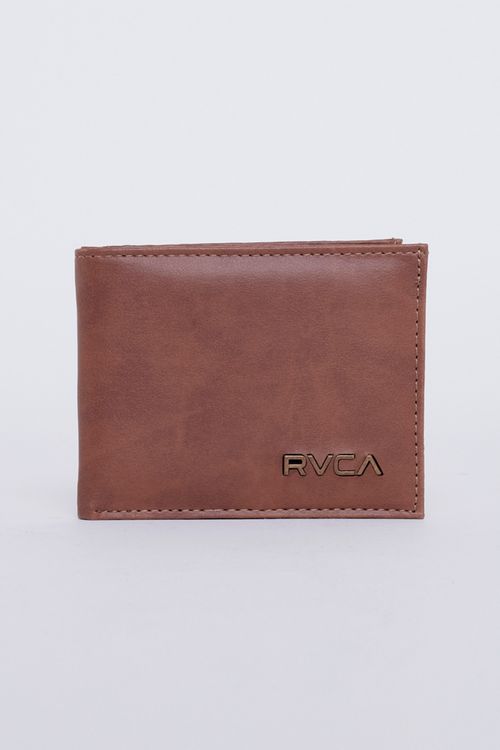 Carteira Rvca Cedar Bifold Ii Marrom