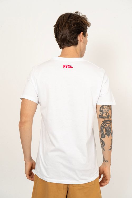 Camiseta Rvca M/C Luke Still Life Branco