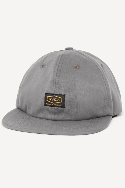 Boné RVCA Anp Label Strapback Cinza Escuro