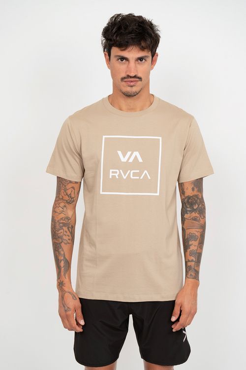Camiseta RVCA M/C Va All The Way Areia